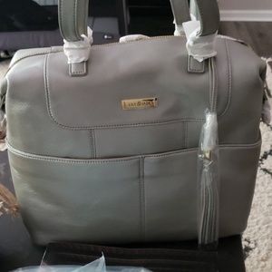 Shaylee Galena and gold diaper bag
